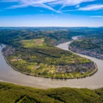 Horseshoe bend near Bppard