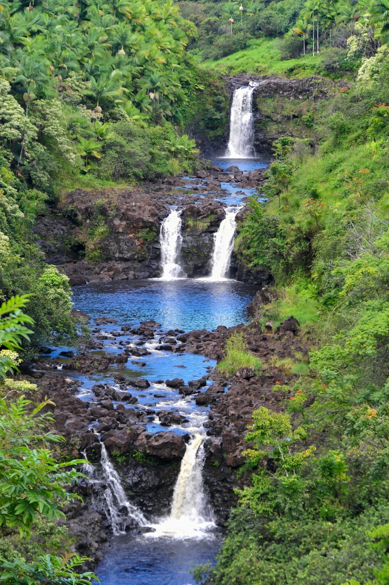 Triple waterfall