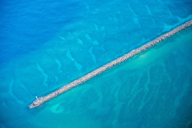 View from the helicopter