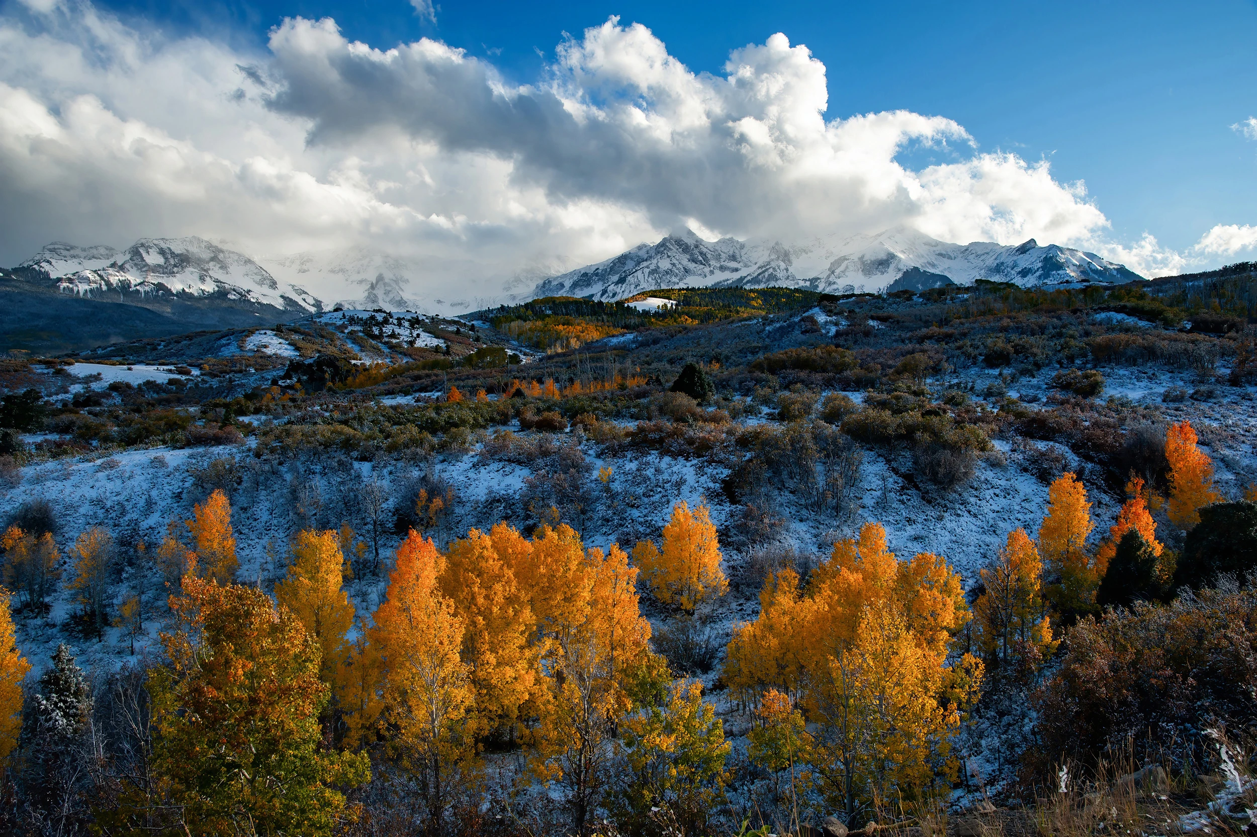 Dallas divide after snowfall, Colorado – photo by Reiner Boehme