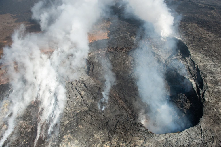Kilauea helicopter flight