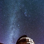 The night sky at 4200 m altitude