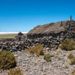 Very old building near the Salar de Uyuni