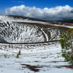 The last eruption occurred 1915