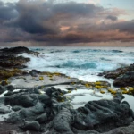 Lava II at the coast
