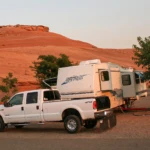 Every site on campgrounds has electricity, water and sewage connections