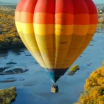 In the air