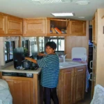 Angel is cooking