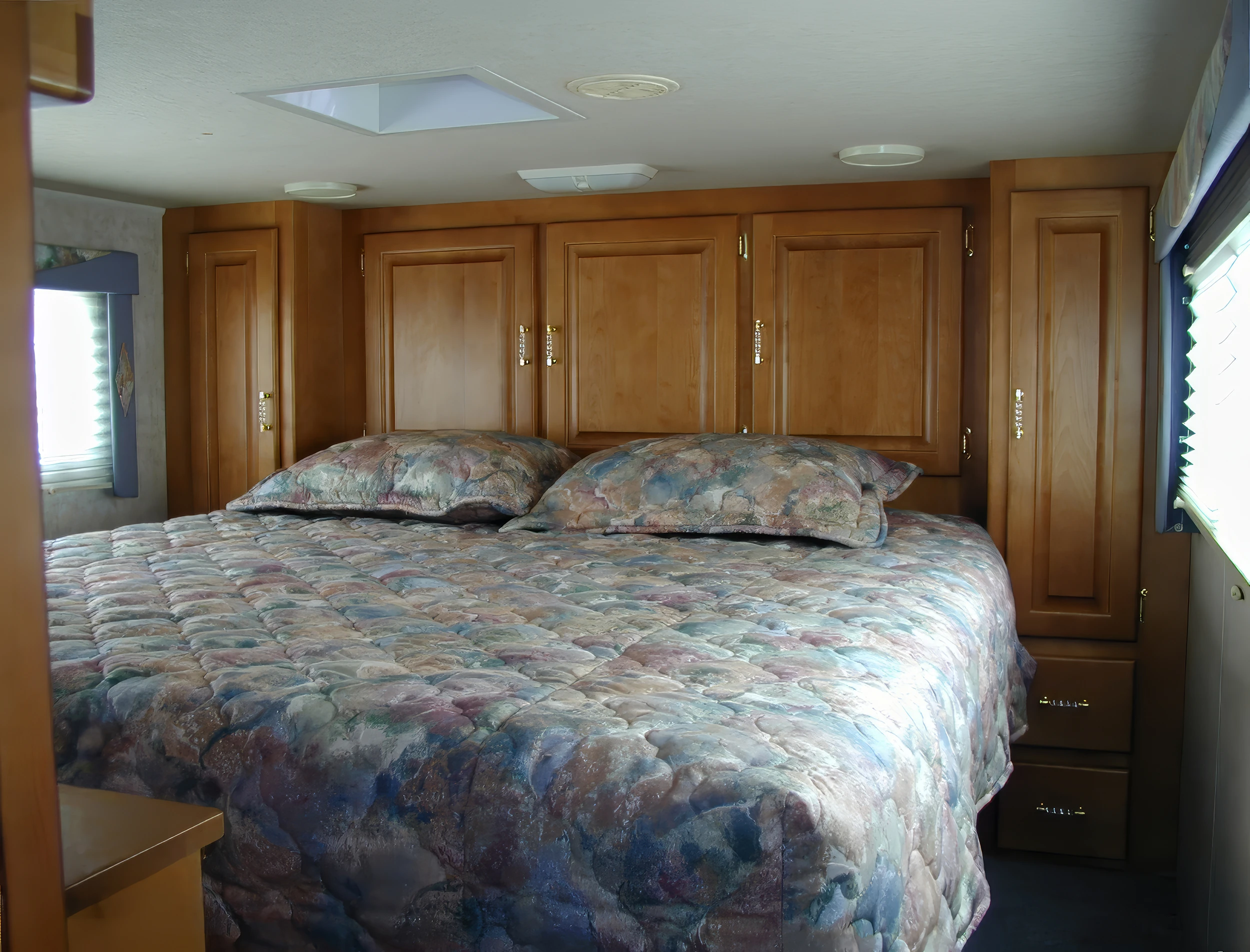 Bedroom, Our Motorhome – photo by Reiner Boehme