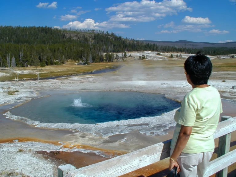Yellowstone hot pond