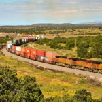 Train with 120 wagons